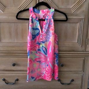 Lilly 100% silk top